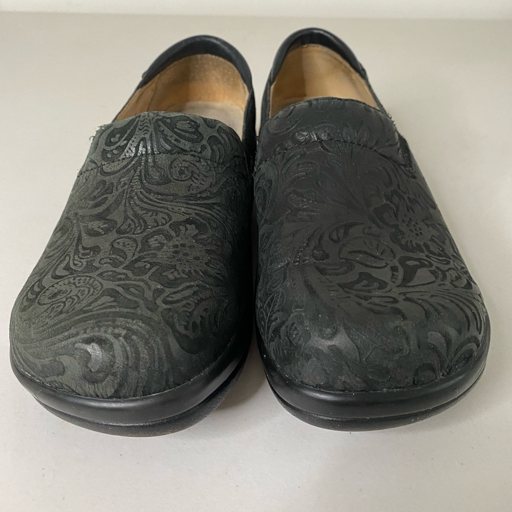 Alegria Black Clogs